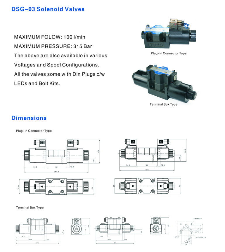 Электромагнитные Клапаны DSG-03